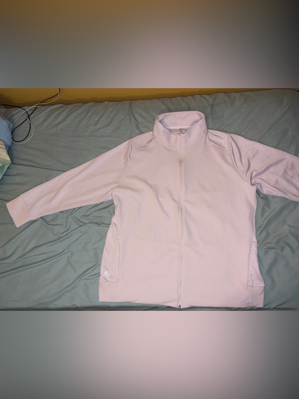 Adidas Women’s Light Pink Full-Zip Jacket